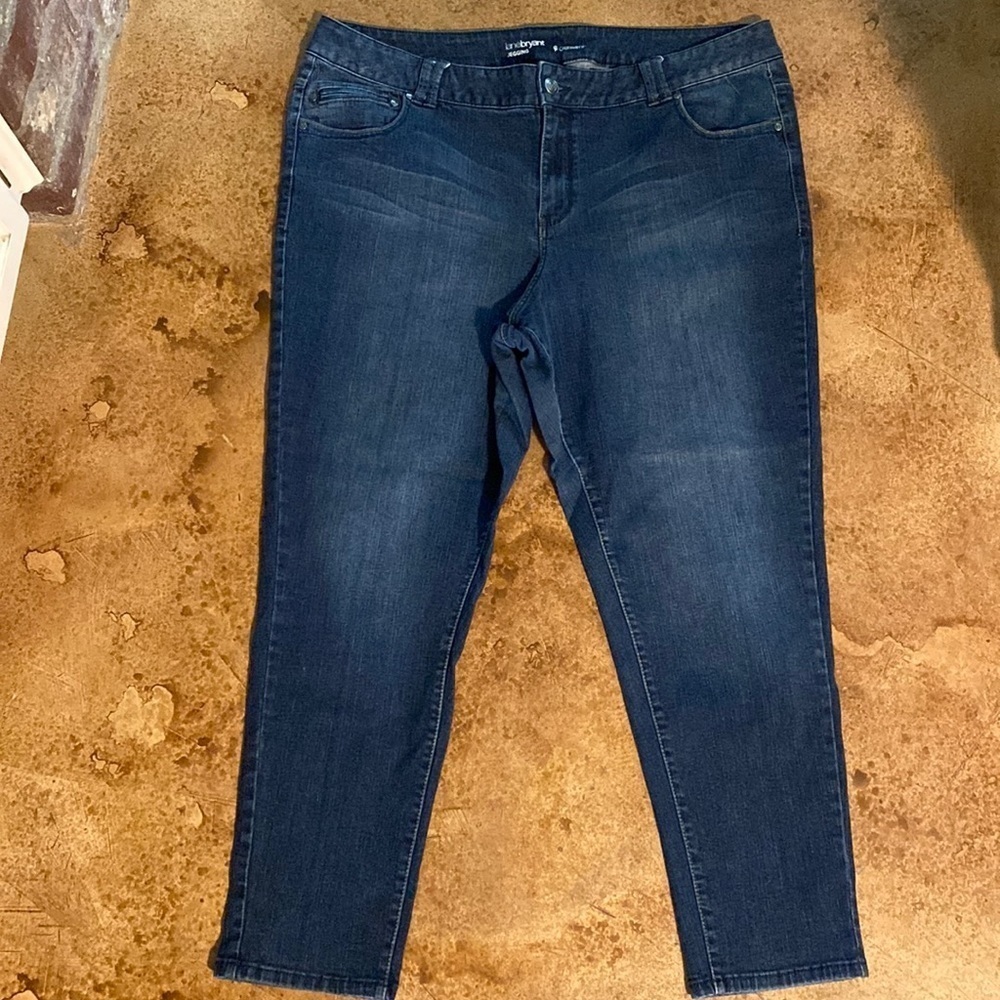 LANE Bryant‎ genius fit dark wash jegging jeans